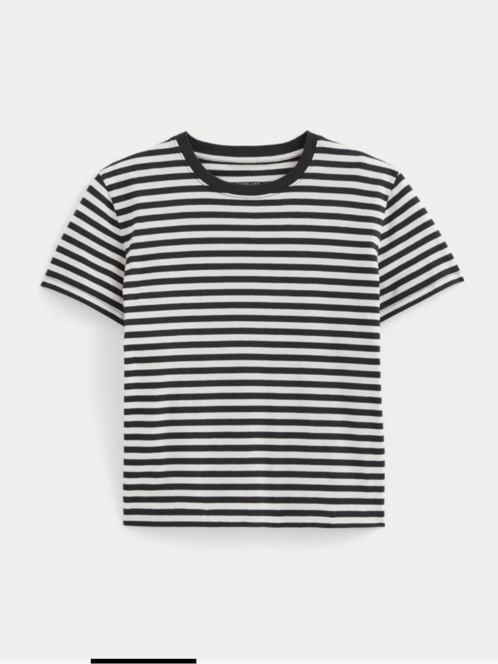 Everlane The Box-cut Tee in Essential Cotton Striped Organic Cotton T-Shirt